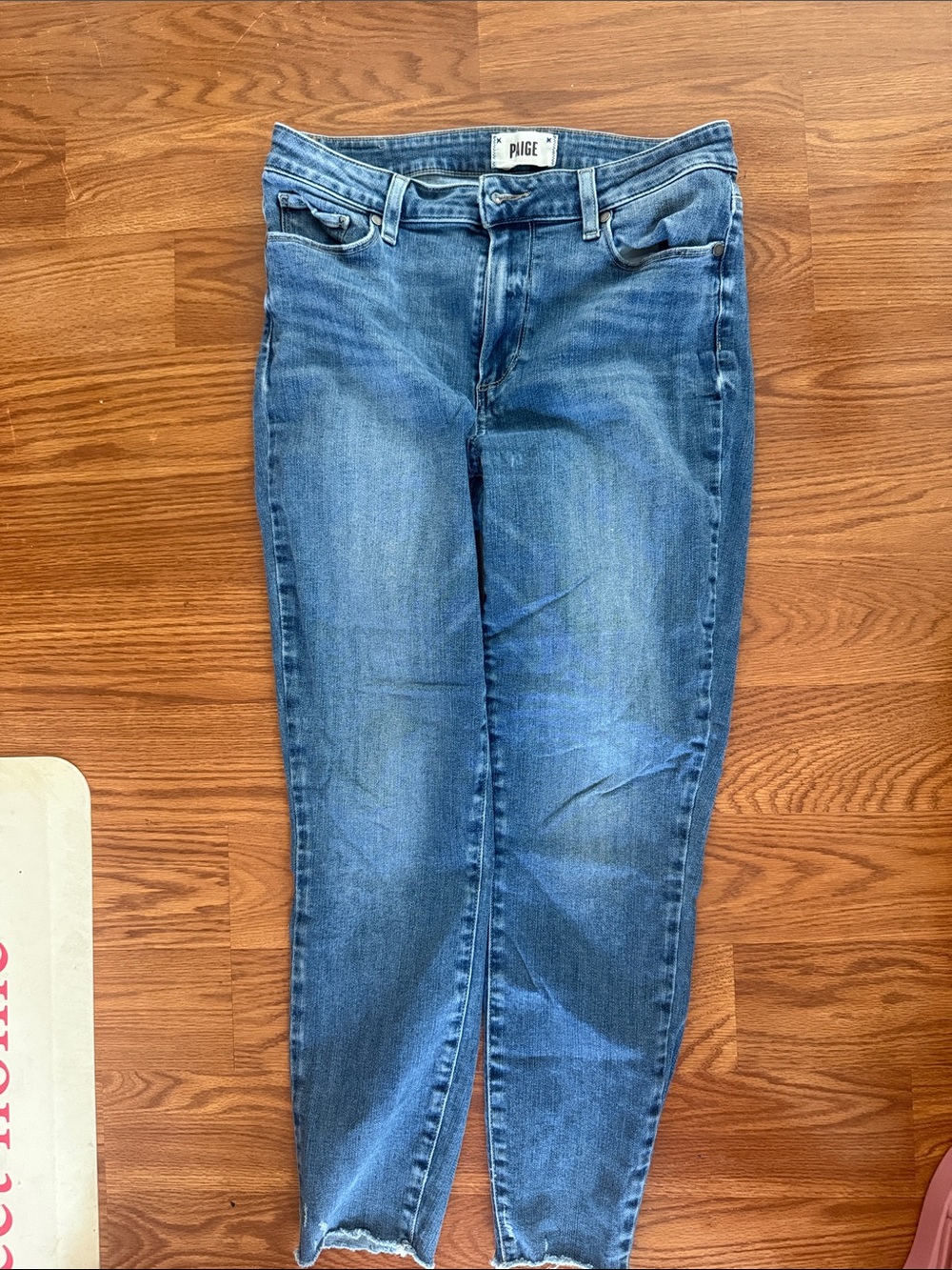 PAIGE Mid-Rise Blue Denim Women’s Jeans